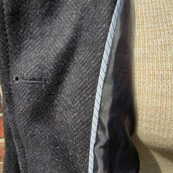 Gap Woman's Dark Gray 70% Wool Car Coat Size M Medium 3/4 Sleeve Wool - Picture 14 of 16